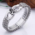 Totenkopf armband chain panzerkette edelstahl bracelet skull